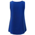 thumbnail image 5 of Women's V-Neck Tee with Sleeveless Dressy Casual Shirts 2026 Spring Summer Tank Tops, 5 of 8