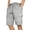 Light Gray, variant on LTTVQM Men's Cargo Sweat Shorts Summer Casual Drawstring Elastic Waist Athletic Workout Gym Jogger Beach Shorts with Multi Pockets Khaki L
