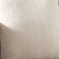 thumbnail image 3 of SAFAVIEH Mari 18" x 18" Modern Ivory Solid Cotton Decorative Pillow, 3 of 6