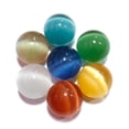 thumbnail image 6 of 20MM Fashion Home Decor Office Decoration Crystal Sphere Healing Ornament Marble Games Glass Marbles Glass Ball Toys Colorful Cat Eye Sphere Cat's Eye Stone PURPLE, 6 of 8