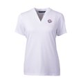 thumbnail image 2 of Women's Cutter & Buck White TCU Horned Frogs Forge Stretch Blade V-Neck Top, 2 of 3