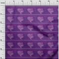 thumbnail image 2 of oneOone Viscose Jersey Fabric Stripe|Leaves & Hen Block Fabric Prints By Yard 60 Inch Wide, 2 of 4