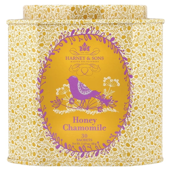 Harney & Sons Honey Chamomile , 30 Sachets, 1.69 oz (48 g)
