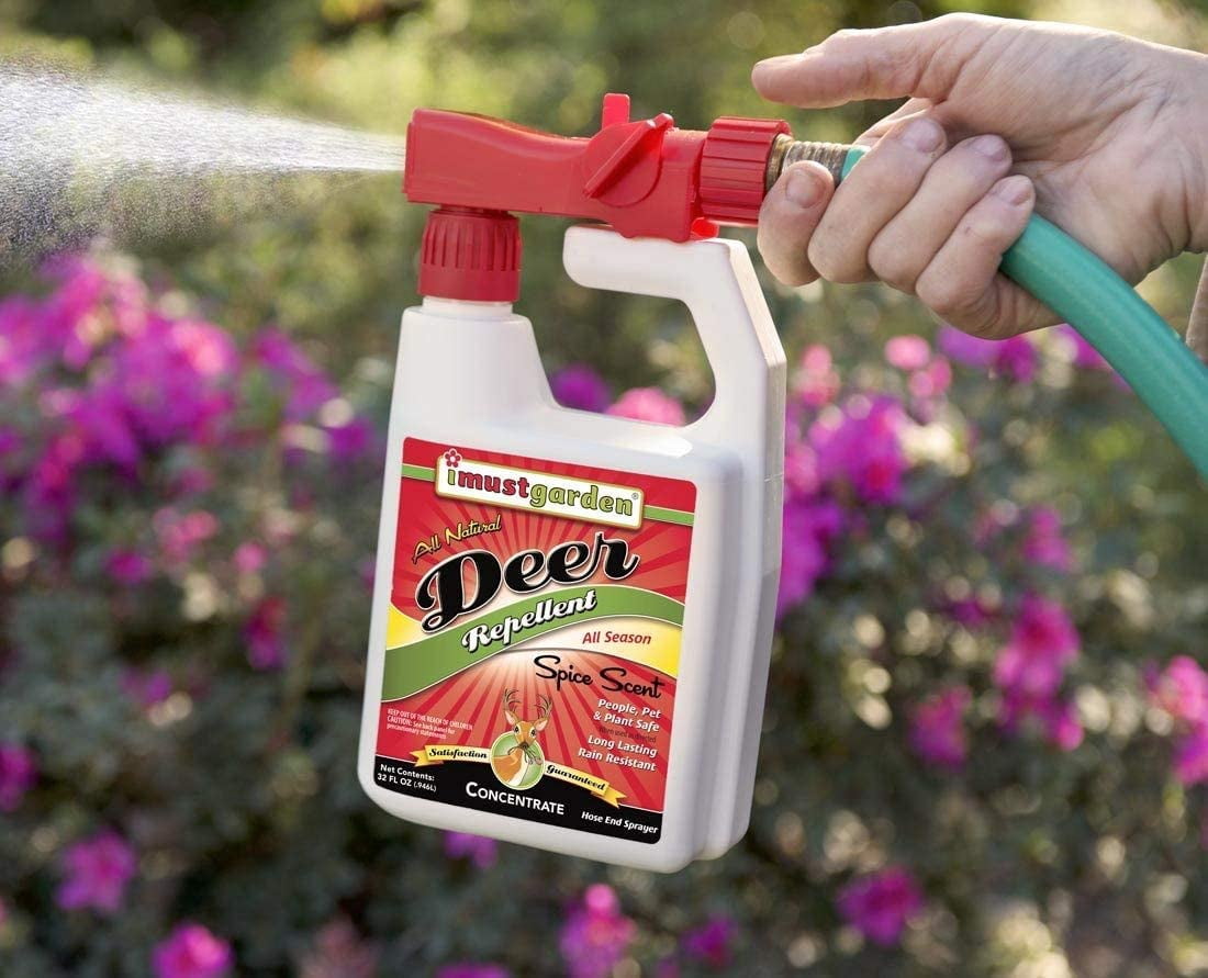 I Must Garden Deer Repellent: Spice Scent - 32oz Hose End Concentrate