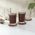 thumbnail image 1 of Quadro Juego De 4 Tazas De Vidrio Para Cafe Libbey Quadro, 1 of 2
