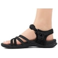 thumbnail image 2 of Sandalias deportivas de senderismo para mujer UBFEN, tiras ajustables, negras, talla 7, 2 of 6