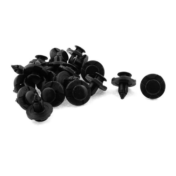 Unique Bargains 8mm x 20mm x 11mm Plastic Car Bumper Mudguard Push Clips Rivets Retainer 20pcs