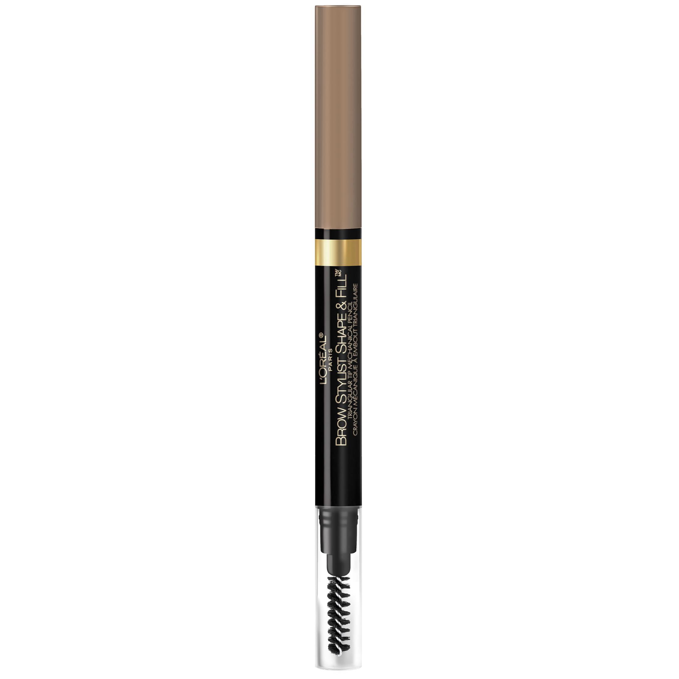 (2 pack) L'Oreal Paris Stylist Shape and Fill Mechanical Eyebrow Makeup Pencil, Blonde