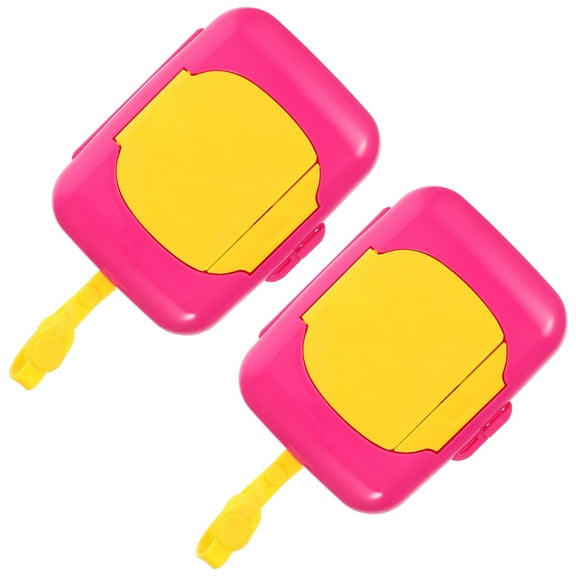 2 Pcs Wipe Box Wipe Cases Travel Wipes Dispenser Baby Wipes Dispenser Travel Travel Baby