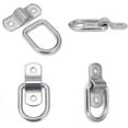thumbnail image 3 of 10 Pack Anneaux de Fixation en D, Anneaux de Fixation en Acier Inoxydable 1/4, 3 of 5