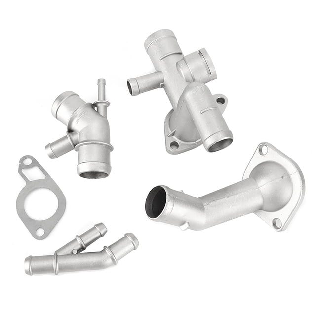 Brida de manguera de refrigerante del motor, 4 piezas/juego de refrigerante de motor de aluminio Brida de refrigerante de aluminio Brida de manguera de refrigerante Lograr más
