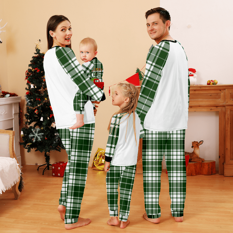 Christmas Family Pajamas Set Creative Xmas Pjs for Family Adults