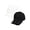 White & Black, variant on 2Pcs Baby Baseball Cap Toddler Hat for Boys Girls Baby Sun Hat Cotton Kids Baseball Hat Infant Hat Cap (Pink & Rose Red,2-4 Years)