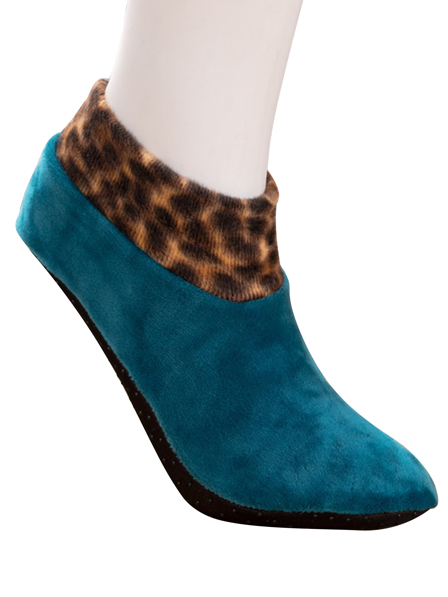 LUXUR Women's AntiSkid Grips Slipper Socks Cozy Fuzzy Fluffy Lined