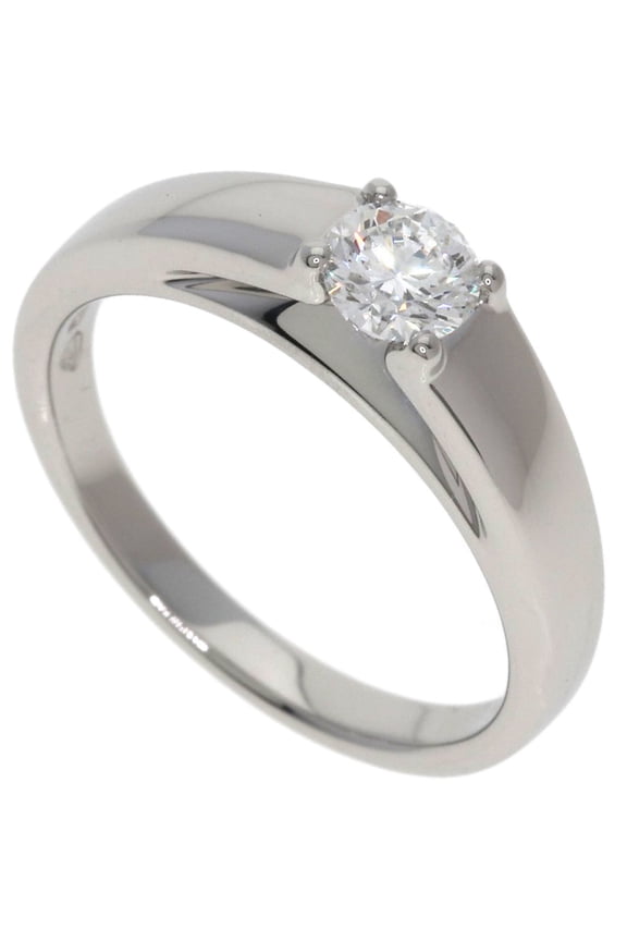 Pre-Owned BVLGARI Marry Me Solitaire Diamond Ring, Platinum PT950, Women's.
