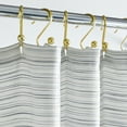 thumbnail image 4 of Better Homes & Gardens Mélange Stripe Shower Curtain Blue, BCI Cotton, Recycled Polyester, 72 W x 72 L, 1 Piece, 4 of 8