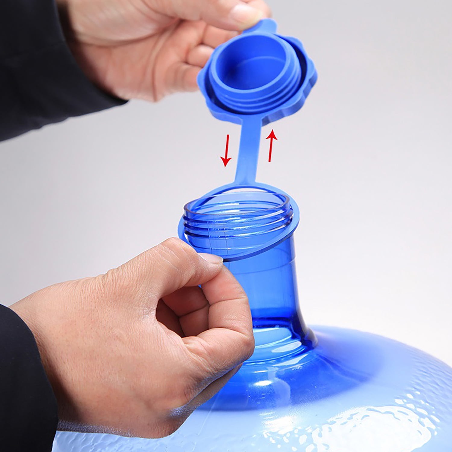 EZ Jug Leakproof Food-Grade Cap for 3-Gallon and 5-Gallon Water Jugs, 2 Pack, EZCAP01
