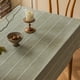 thumbnail image 2 of Mantel Zobesta de lino y algodón verde salvia para mesa rectangular, 2 of 9