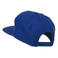 thumbnail image 3 of Flat Bill Hip Hop Casual Blood Embroidered Cap - Royal OSFM, 3 of 5
