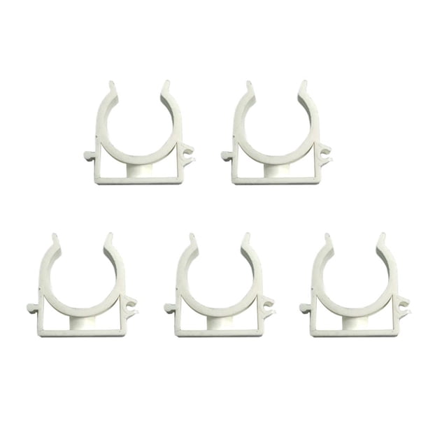 5 piezas Plástico de polipropileno PPR 1/2 "3/4" 1 "U , 32mm shamjiam Clip de manguera PPR