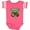 Football Pink and White, variant on Inktastic Proud Military Goddaughter Girls Baby Bodysuit