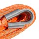thumbnail image 3 of Cable sintético anaranjado de la cuerda del torno de 1/4 x 50 pies compatible con el barco de Atv Utv Suv, 3 of 5