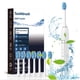 thumbnail image 1 of Cepillo de dientes eléctrico con 8 cabezales de repuesto | 6 modos de limpieza | Cepillo de dientes sónico recargable, resistente al agua IPX7 | Limpieza profunda que elimina 5 veces más manchas, 1 of 5