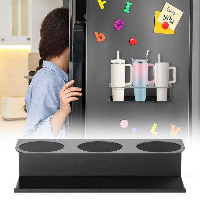 Fridja Liquidation à Moins de 5 $ Étagère Magnétique pour Réfrigérateur Amovible Sans Perçage Étagère d'Assaisonnements de Cuisine Étagère Magnétique Étagère de Rangement pour Réfrigérateur Étagère Latérale