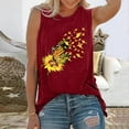 thumbnail image 2 of Outfmvch tank top for women Summer Printing Shirt Casual Tank Tunic Tops Blouse womens tops, 2 of 6