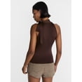 thumbnail image 3 of No Boundaries Tie Neck Halter Top, Women's XXS-XXL, 3 of 6