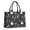 Black And White-1, variant on Large Capacity Tote Bag,Black and Gray Halloween Bats Handbag Fashion Luxury Tote Bag,15.7"x13"x 5.1" Inches,Laptop Compatible