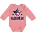 thumbnail image 3 of Inktastic Memorial Day Grunge Remembering Those We Have Lost Boys or Girls Long Sleeve Baby Bodysuit, 3 of 5