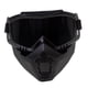 thumbnail image 2 of Máscara de soldador resistente al polvo, corte, esmerilado, antisalpicaduras, casco de soldadura Barbilla redonda negra, 2 of 9