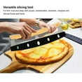 thumbnail image 4 of Pizza Cutter Rocker, Professional  Stainless Steel Pizza Slicer With Protective Cover Handheld Pizza Cutter For All Types Of Crusts Flatbreads Pies, 4 of 8