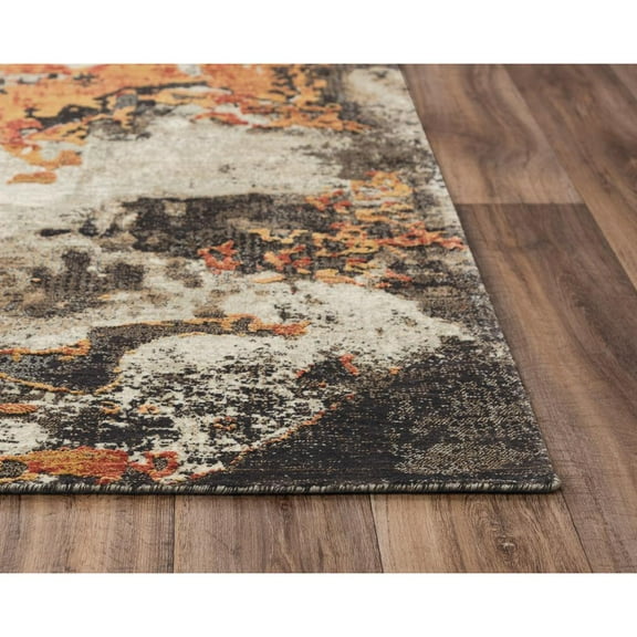 Alora Decor Alure 10' x 13' Abstract Brown/Copper/Beige Hybrid Area Rug