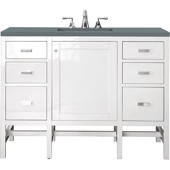 James Martin Vanities E444-V48-3Cbl Addison 48" Free Standing Single Basin Poplar Vanity