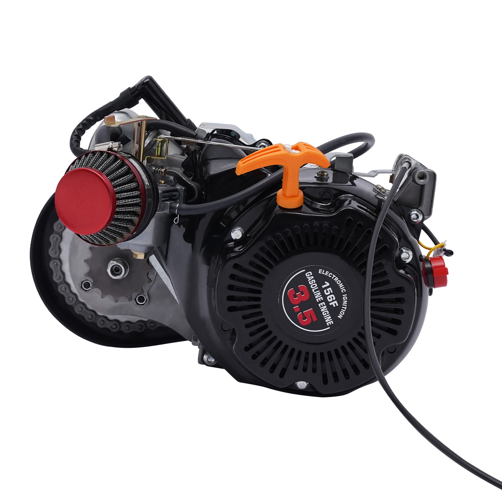 Miumaeov 100cc 4 Stroke Bike Engine Full Kit Gas Motorized Motor Bicycle Modified Engine Bicycle Kit Single Cylinder Bike Engine