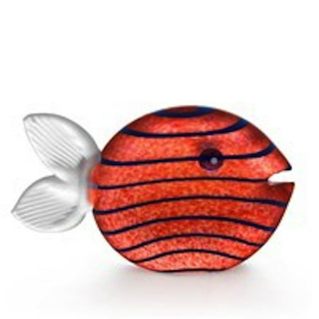 Amber Paperweight - Oggetti Hand Blown Glass Sculpture