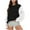 Black, variant on Otntypg Fall Colorblock Sweatshirts for Women Lightweight Long Sleeve Baggy Crewneck Pullover Tops Trendy Oversized Comfy Basic Athletic Shirts Army Green XXL