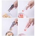 thumbnail image 3 of Monstrate Palillos ligeros y seguros para picar, 4 piezas, para comer fácilmente, almacenamiento conveniente, palillos para dedos Mostrada, 3 of 6