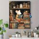 thumbnail image 4 of QISVANSET Whimsical Mouse Reading Canvas Wall Art 15.75x11.81 Inches, 4 of 5