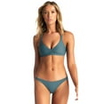 thumbnail image 2 of Vitamin A Grey Pearl EcoLux Samba Ruched Bikini Bottom 45BGPE 4 / Grey, 2 of 2