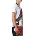 thumbnail image 6 of Zufioo Eagle With Hat And Roses Print Adult Waterproof Apron, Cooking Apron, Flower Arranging and Painting Apron-Adjustable Straps, with Pockets, Kitchen Supplies-One Size, 6 of 9