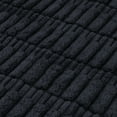 thumbnail image 3 of Funda de cojín decorativa REGALWOVEN de terciopelo suave, con rayas bohemias, color negro, 18" x 18", 3 of 6