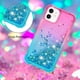 thumbnail image 4 of Funda para iPhone 12 Mini Transparente con Brillos Carcasa Protectora Antigolpes con Glitter Brillante, 4 of 5