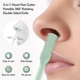 thumbnail image 3 of Cortador nasal de pelo CNDNO 2 en 1 de doble cara para hombres y mujeres, 3 of 7