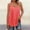 Watermelon red, variant on WTXUE Camisole Tops Sleeveless Tops Women Pleated Top Shirt Spaghetti Strap Camisole Fit Casual Sleeveless Summer Tank Tops Fashion Shirt Flowy Tops Loose Tank Tops for Women Tunic Tops Gold L
