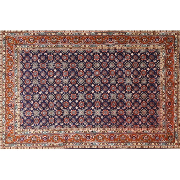 Ahgly Company Indoor Rectangle Traditional Camel Brown Persian Area Rugs, 4' x 6'