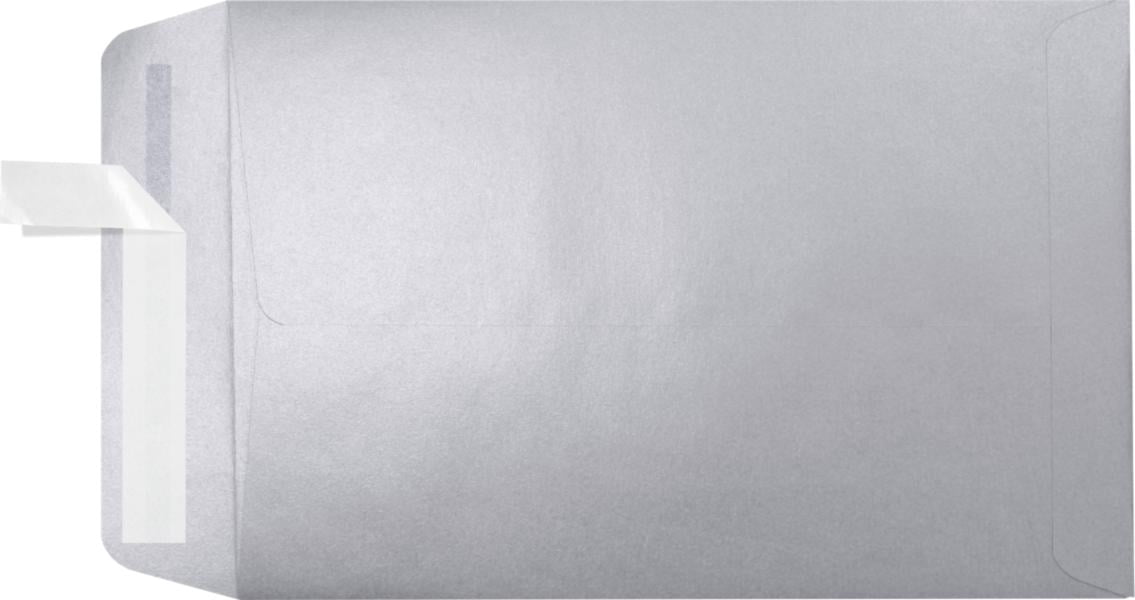LUXPaper 6 x 9 Open End Envelopes, Silver Metallic, 1000/Pack