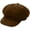Coffee, variant on Womens Winter Warm Solid Beret Newsboy Hats Vintage Foldable Painter Hats Outdoor Casual Cold Resistant Octagonal Caps
